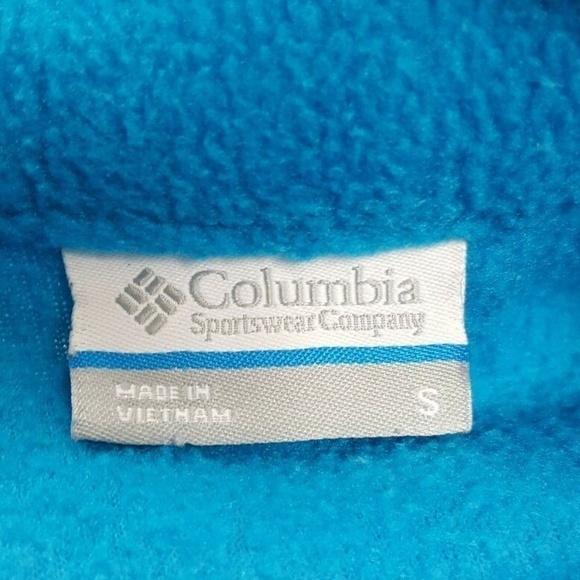 Columbia Fleece Full Zip Sweater Jacket Blue - Picture 3 of 8